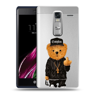 Пластиковый чехол на LG Class с принтом Мишка