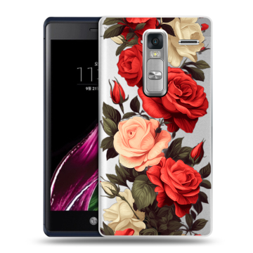 Пластиковый чехол на LG Class с принтом Розы