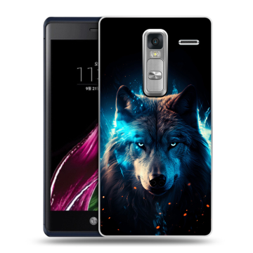 Пластиковый чехол на LG Class с принтом Волк ночной Пластиковый чехол на LG Class с принтом Волк ночной