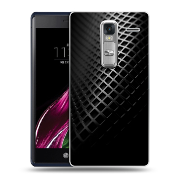 Пластиковый чехол на LG Class с принтом Текстура металла