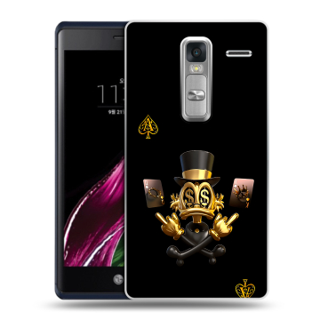Пластиковый чехол на LG Class с принтом Золотой скрудж макдак Пластиковый чехол на LG Class с принтом Золотой скрудж макдак