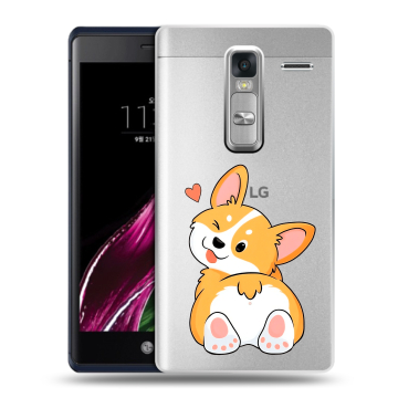 Пластиковый чехол на LG Class с принтом Корги