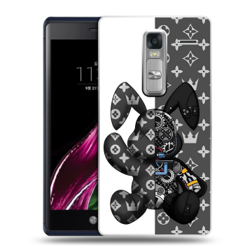 Пластиковый чехол на LG Class с принтом Луи робот