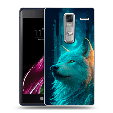 Пластиковый чехол на LG Class с принтом бабочки саккура
