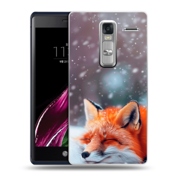 Пластиковый чехол на LG Class с принтом лиса Пластиковый чехол на LG Class с принтом лиса