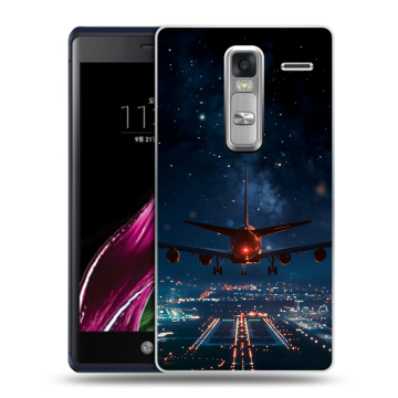 Пластиковый чехол на LG Class с принтом самолет Пластиковый чехол на LG Class с принтом самолет