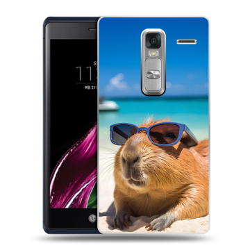 Пластиковый чехол на LG Class с принтом Капибара