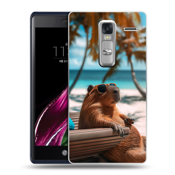 Пластиковый чехол на LG Class с принтом Капибара