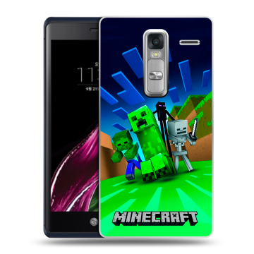Пластиковый чехол на LG Class с принтом Майнкрафт Пластиковый чехол на LG Class с принтом Майнкрафт
