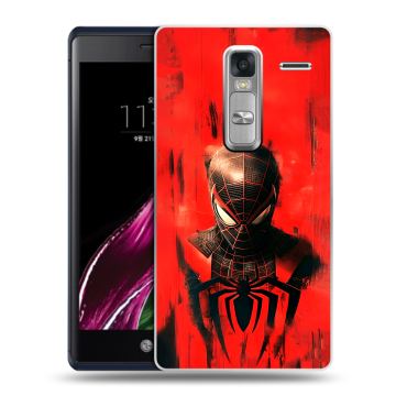 Пластиковый чехол на LG Class с принтом человек паук spiderman