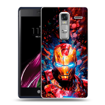 Пластиковый чехол на LG Class с принтом Железный человек Ironman
