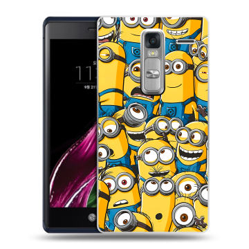Пластиковый чехол на LG Class с принтом Миньоны