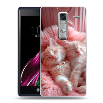 Пластиковый чехол на LG Class с принтом котята котики Пластиковый чехол на LG Class с принтом котята котики