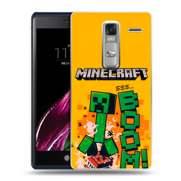 Пластиковый чехол на LG Class с принтом Майнкрафт Minecraft Пластиковый чехол на LG Class с принтом Майнкрафт Minecraft