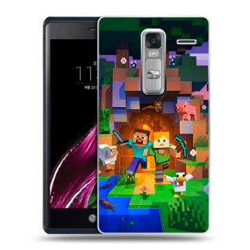 Пластиковый чехол на LG Class с принтом Майнкрафт Minecraft Пластиковый чехол на LG Class с принтом Майнкрафт Minecraft