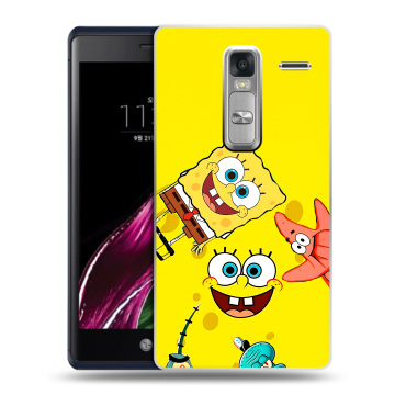 Пластиковый чехол на LG Class с принтом Спанч боб Спанчбоб