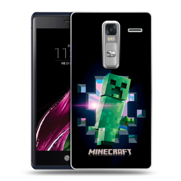 Пластиковый чехол на LG Class с принтом Майнкрафт Minecraft Пластиковый чехол на LG Class с принтом Майнкрафт Minecraft