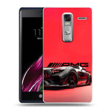 Пластиковый чехол на LG Class с принтом Мерседес Mercedes AMG
