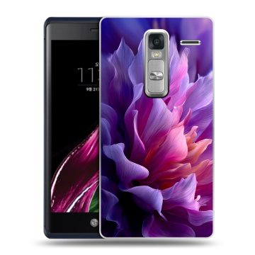 Пластиковый чехол на LG Class с принтом женский цветы