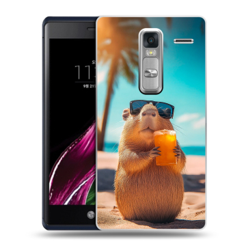 Пластиковый чехол на LG Class с принтом Капибара Пластиковый чехол на LG Class с принтом Капибара