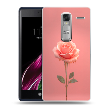 Пластиковый чехол на LG Class с принтом Розовая роза