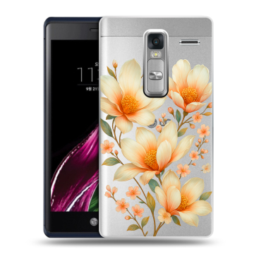 Пластиковый чехол на LG Class с принтом Цветы