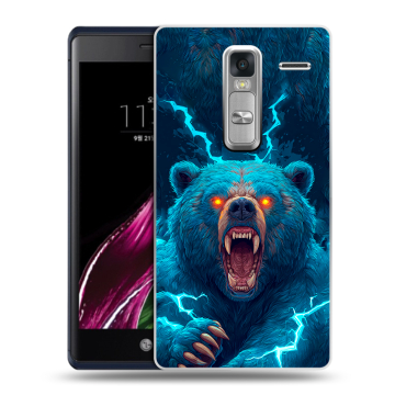 Пластиковый чехол на LG Class с принтом Медведь
