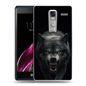 Пластиковый чехол на LG Class с принтом Волк