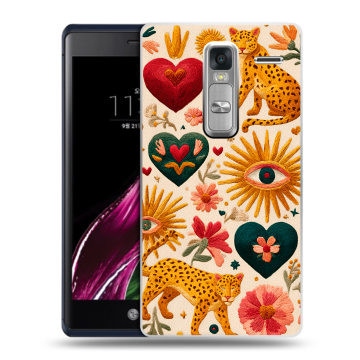 Пластиковый чехол на LG Class с принтом Модный принт