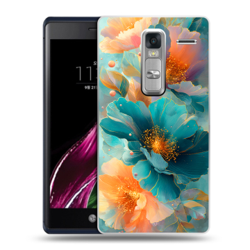 Пластиковый чехол на LG Class с принтом Цветы