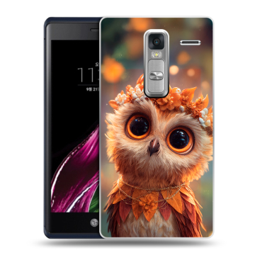 Пластиковый чехол на LG Class с принтом Милая сова