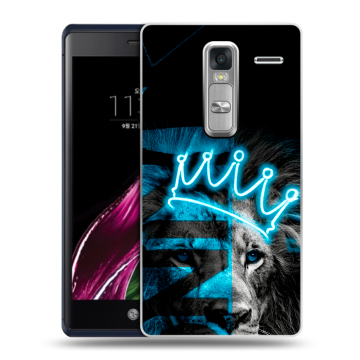 Пластиковый чехол на LG Class с принтом Король лев