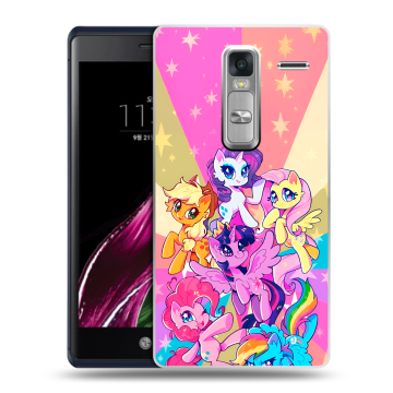 Пластиковый чехол на LG Class с принтом My little pony Дружба чудо