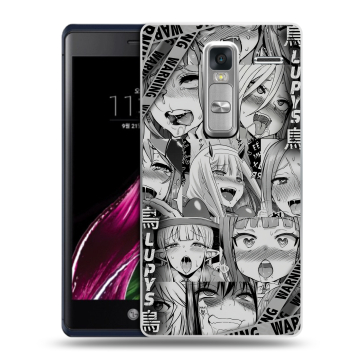 Пластиковый чехол на LG Class с принтом Ahegao Ахегао Аниме