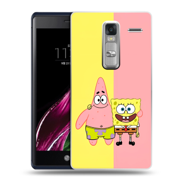 Пластиковый чехол на LG Class с принтом Спанч боб Спанчбоб