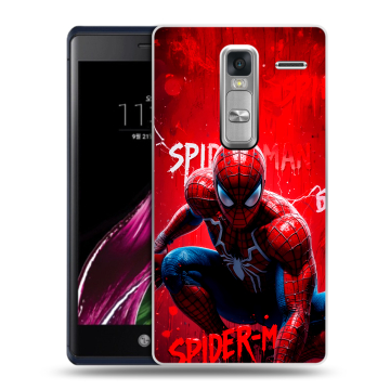 Пластиковый чехол на LG Class с принтом Spiderman Человек паук Пластиковый чехол на LG Class с принтом Spiderman Человек паук
