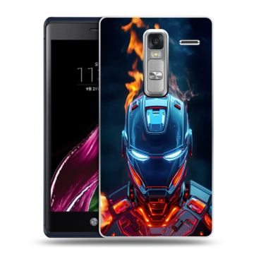 Пластиковый чехол на LG Class с принтом IronMan Железный человек