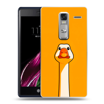 Пластиковый чехол на LG Class с принтом Смешная утка