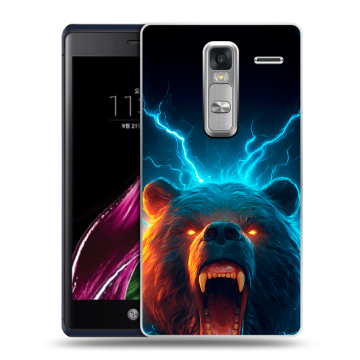 Пластиковый чехол на LG Class с принтом Медведь