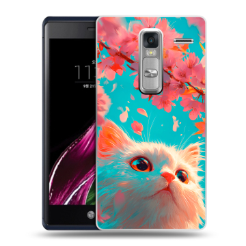 Пластиковый чехол на LG Class с принтом Красивый кот