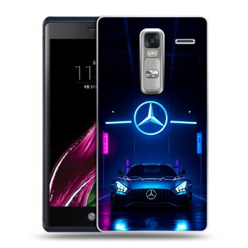 Пластиковый чехол на LG Class с принтом Mercedes Мерседес