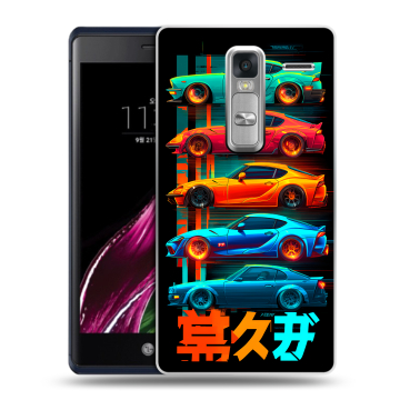 Пластиковый чехол на LG Class с принтом машины тачки
