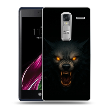 Пластиковый чехол на LG Class с принтом Волк