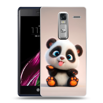 Пластиковый чехол на LG Class с принтом милая панда Пластиковый чехол на LG Class с принтом милая панда