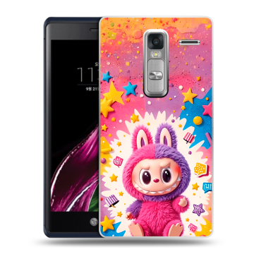 Пластиковый чехол на LG Class с принтом Labubu Лабубу