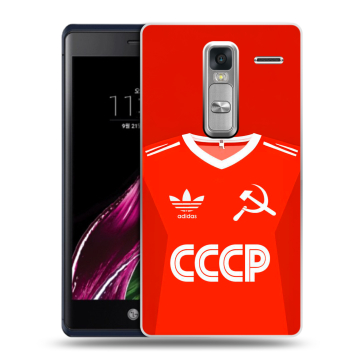 Пластиковый чехол на LG Class с принтом Флаг Герб СССР