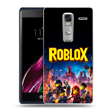 Пластиковый чехол на LG Class с принтом Roblox Роблокс