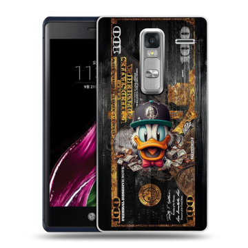 Пластиковый чехол на LG Class с принтом Дональд Дак Доллар
