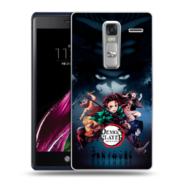 Пластиковый чехол на LG Class с принтом Demon Slayer Клинок рассекающий демонов Пластиковый чехол на LG Class с принтом Demon Slayer Клинок рассекающий демонов