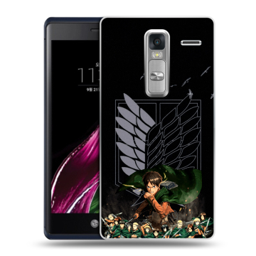 Пластиковый чехол на LG Class с принтом Атака титанов